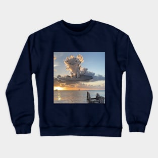 Surfer Axolotl Crewneck Sweatshirt